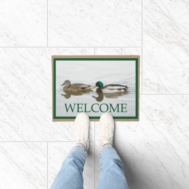 Mallard Ducks - Welcome Doormat (Indoor)