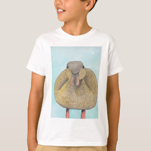 mallard hen duck watercolor art T-Shirt