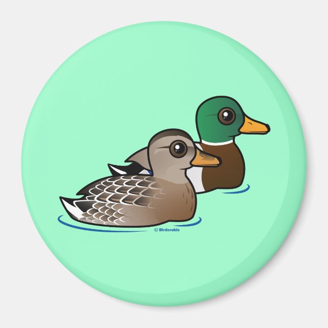 Mallard Pair Magnet (Front)