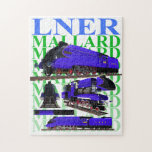 Mallard train, record breaker jigsaw puzzle<br><div class="desc">Mallard train,  fastest steam train ever recorded</div>