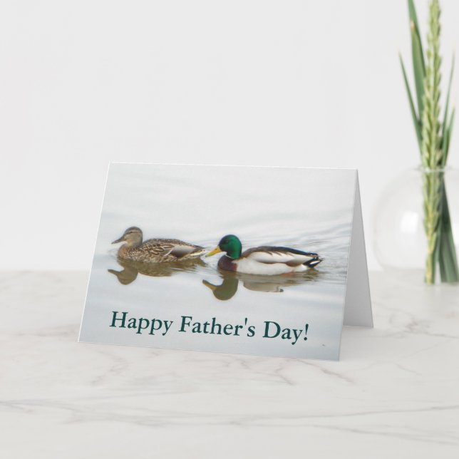 Mallards Father's Day Card (Front)