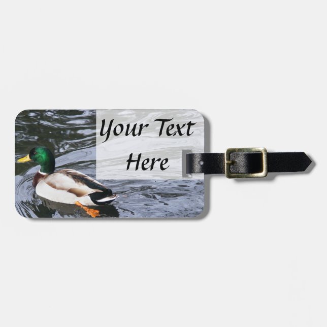 Mallards Luggage Tag (Front Horizontal)