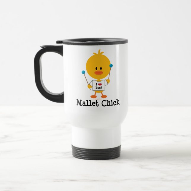 Mallet Chick Travel Mug (Left)