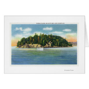 Malletts Bay View of Marble Island