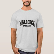 Mallorca Baleares lettering logo style design