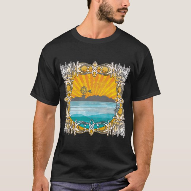 Mallorca Balearic Islands Hippie  T-Shirt (Front)