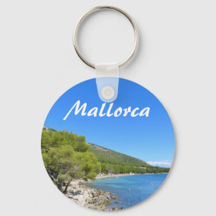 Mallorca Beach and Bay of Formentor Souvenir Key Ring