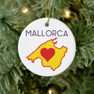 Mallorca Ceramic Tree Decoration