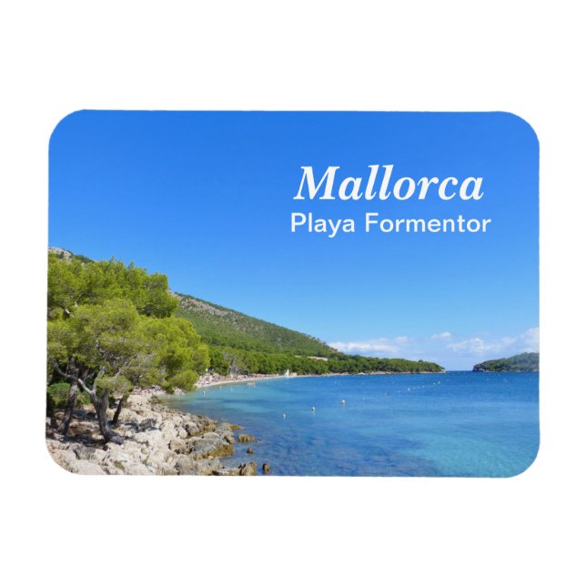 Mallorca, Playa Formentor - Souvenir Magnet (Horizontal)