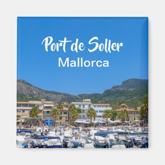 Mallorca Port de Soller Harbor Souvenir Magnet