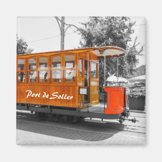 Mallorca Port de Soller Old Tram Souvenir Magnet