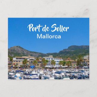 Mallorca Port de Soller Panorama Postcard