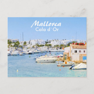 Mallorca Port of Cala d`Or Postcard
