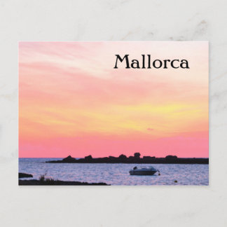 Mallorca Romantic Sunset - Postcard