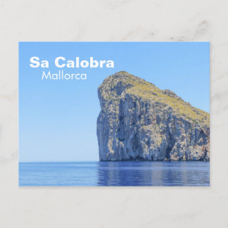Mallorca Sa Calobra Rock Travel Postcard