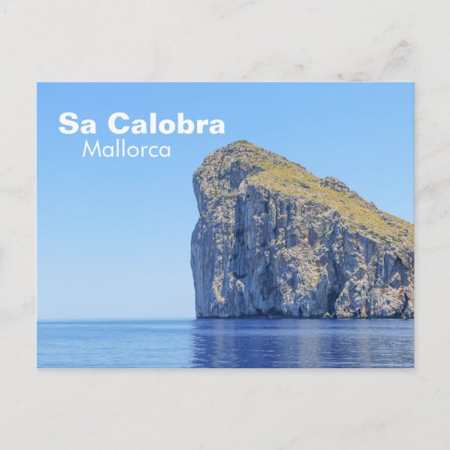 Mallorca Sa Calobra Rock Travel Postcard (Front)
