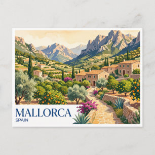Mallorca Sóller Spain Postcard