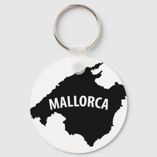 mallorca spain contour icon key ring