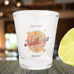 Mallorca Spain holiday party souvenir Shot Glass