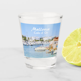 Mallorca Spain Port of Cala d`Or Souvenir Shot Glass