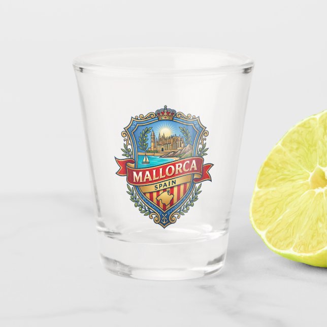 Mallorca Spain Shot Glass (Front)