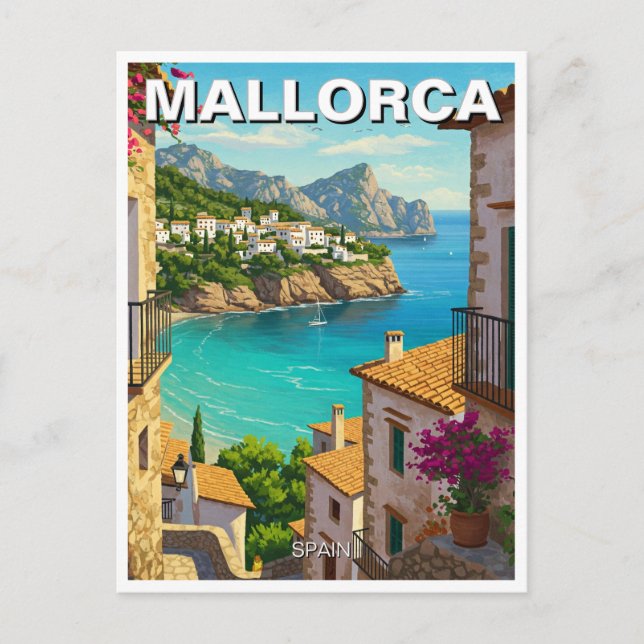 Mallorca Spain Travel Postcard (Front)