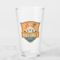 Mallorca Spain Travel Retro Badge
