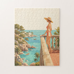 Mallorca Spain Vintage Travel Puzzle
