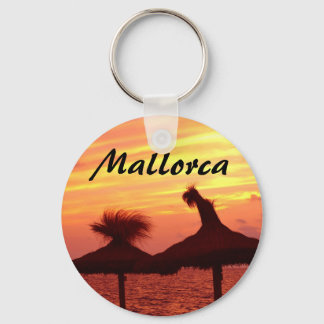 Mallorca Sunset Travel Photo Souvenir Key Ring