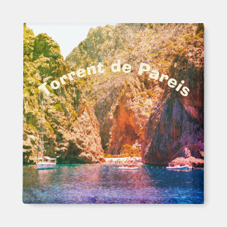 Mallorca Vintage Torrent de Pareis Travel Souvenir Magnet