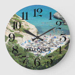 Mallorca's Calas wall clock