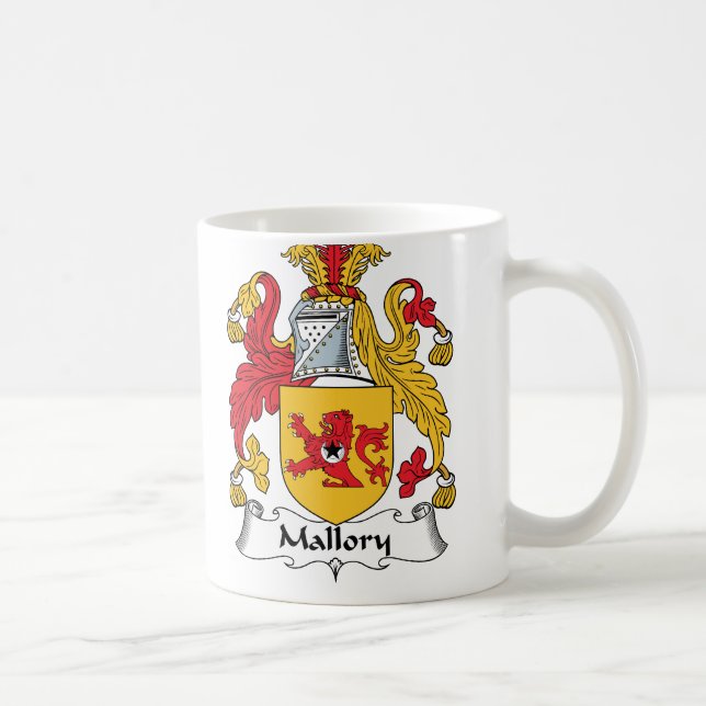 Mallory Family Crest Coffee Mug (Right)