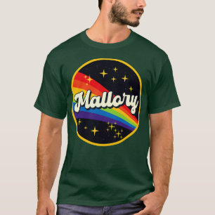Mallory Rainbow In Space Vintage Style T-Shirt
