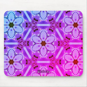MALLORY ~Ribbons and Bows Pattern ~ Personalised ~ Mouse Mat