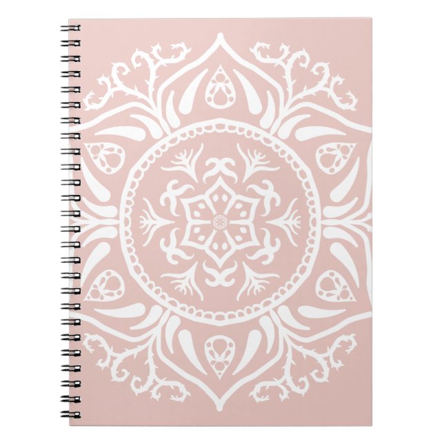 Mallow Mandala Notebook (Front)