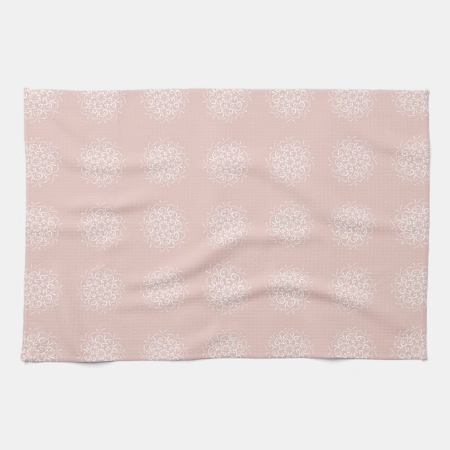 Mallow Mandala Tea Towel (Horizontal)