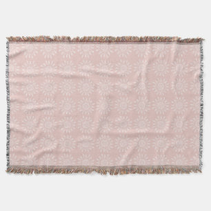 Mallow Mandala Throw Blanket