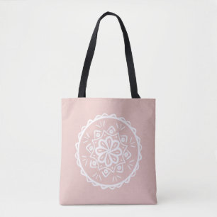 Mallow Mandala Tote Bag