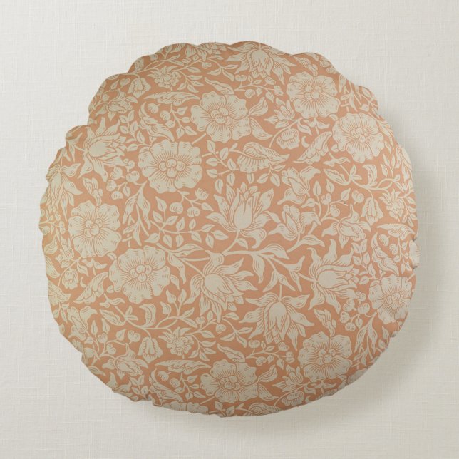 'Mallow' wallpaper design Round Cushion (Front)
