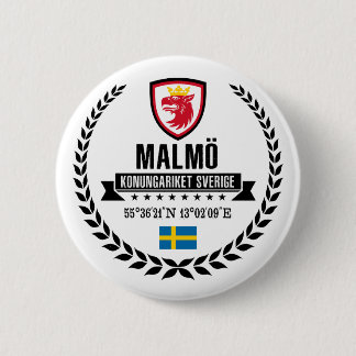 Malmö 6 Cm Round Badge