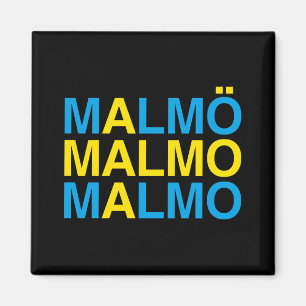 MALMO Swedish Flag Magnet