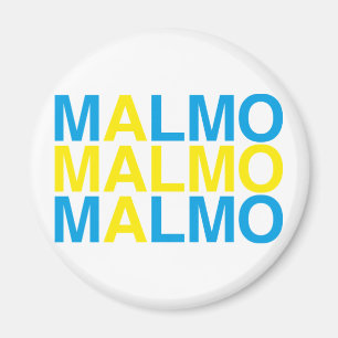 MALMO Swedish Flag Magnet