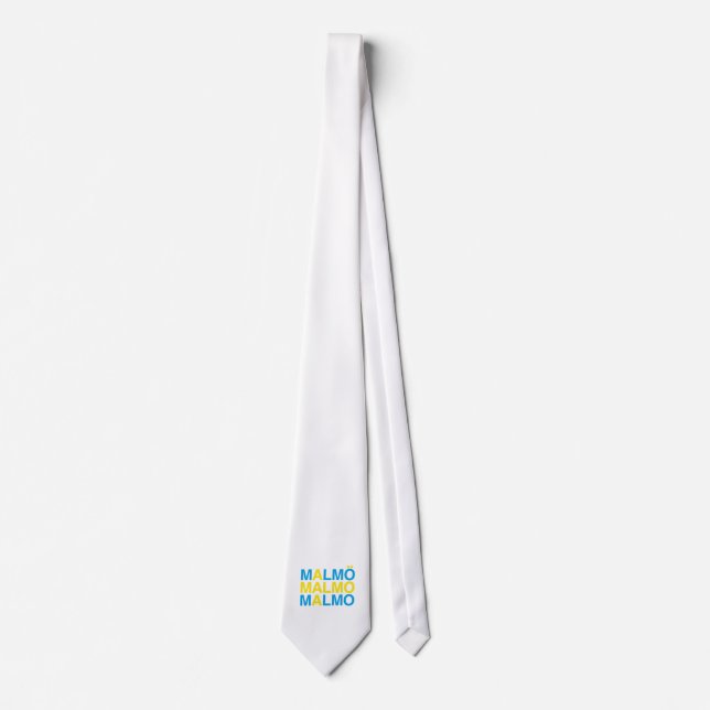 MALMO Swedish Flag Tie (Front)