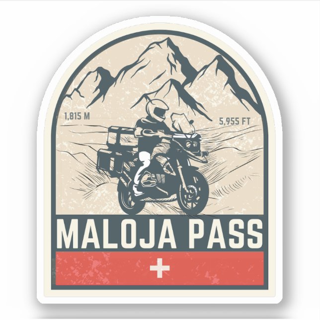Maloja Pass swiss–alps motorcycle tour (Front)