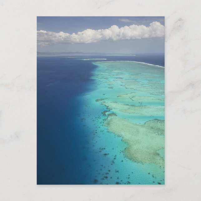 Malolo Barrier Reef off Malolo Island, Fiji Postcard (Front)