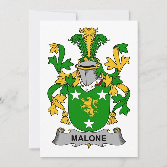 Malone Family Crest (Front)