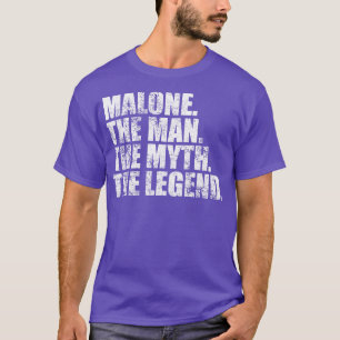 MaloneMalone Family name Malone last Name Malone S T-Shirt