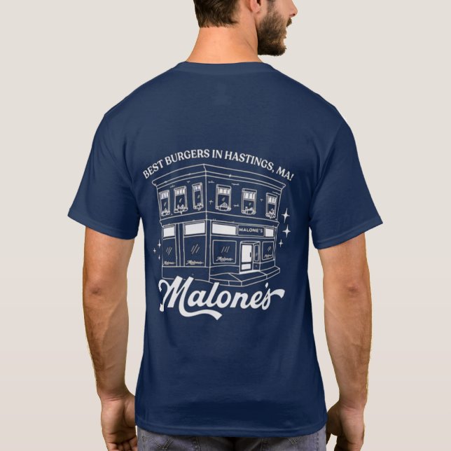 Malone's Diner & Bar T-Shirt (Back)