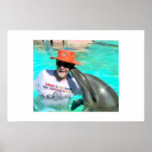 Mal's dolphin kiss poster