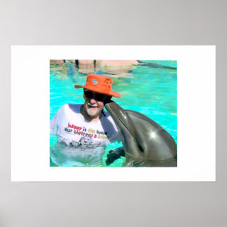 Mal's dolphin kiss poster